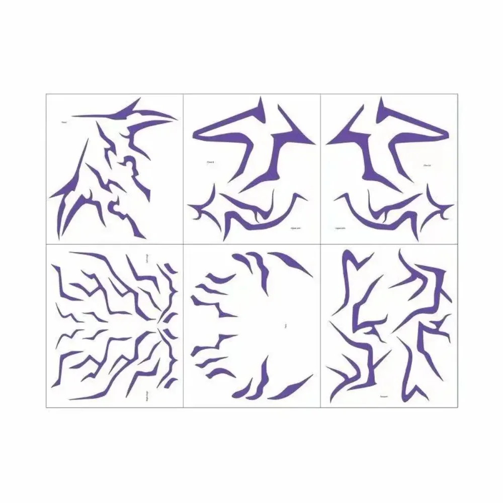 Kpop Huntrix Mira Zoey Rumi Sajaboys أزياء تنكرية الدعائم Kawaii لطيف Jirai Kei المؤقتة الوشم ملصق حفلة يومية للهالوين