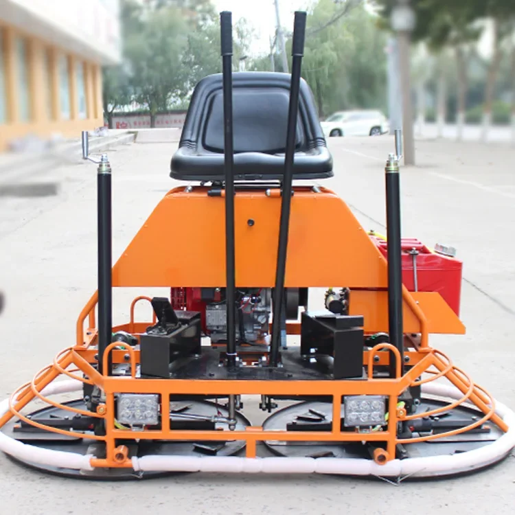 Polishing Driven Power Scraper Concrete and Cement Pavement Driven Dual Disc Wiping Machine