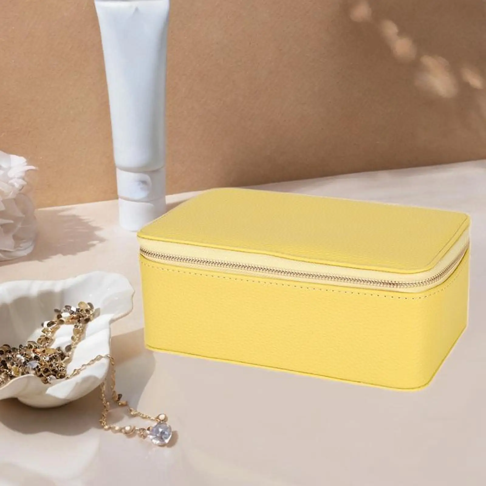 Elegant Jewelry Organizer Case Travel Size Jewelry Box With Portable For Easy Access Easy To Carry In Handbags