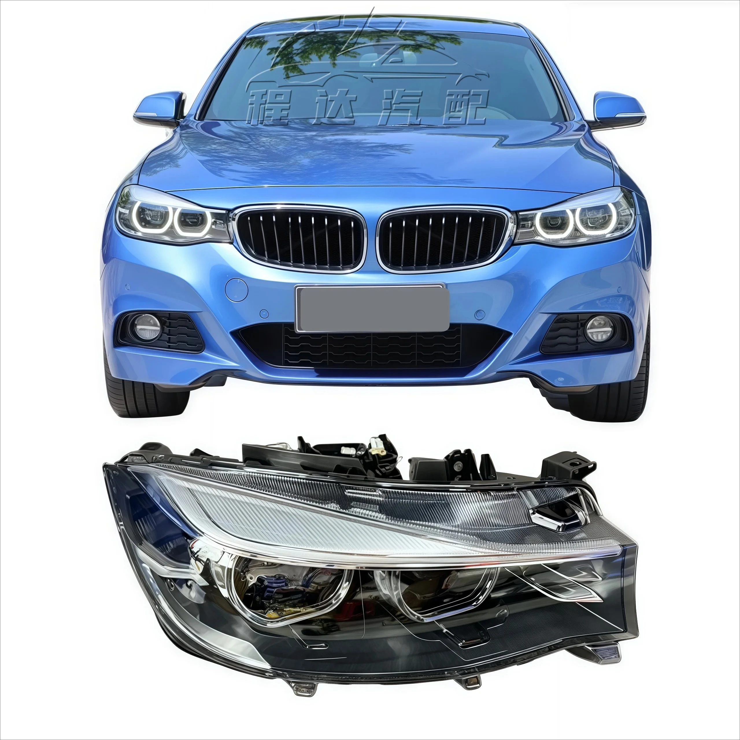 Premium OEM Replacement Xenon/LED Headlight Assembly for 3 Series GT F34 2013-2016 - Direct Fit Car Front Lights 320i 328i