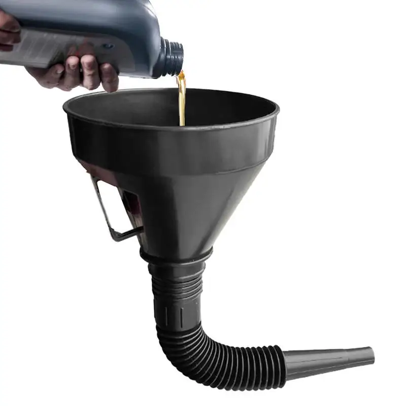 Car Refueling Funnel Flexible Funnel With Detachable Spout And Filter Automotive Funnels Oil Change Funnel For Car And