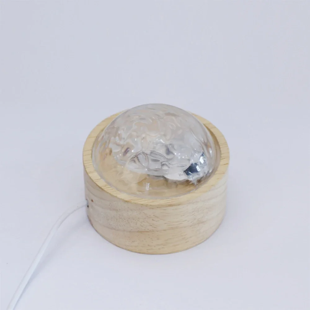 LED Night Light Bedroom Bedside Table Light Romantic Light Rotating Water Ripple Projection Lamp Atmosphere Light for Room Bar