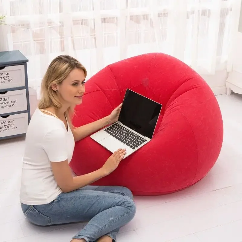 Air Cushion Chair Inflatable Lazy Chairs Balloon Bed Leisure Home Living Room Internet Famous Inflatable Sofa and Seatings