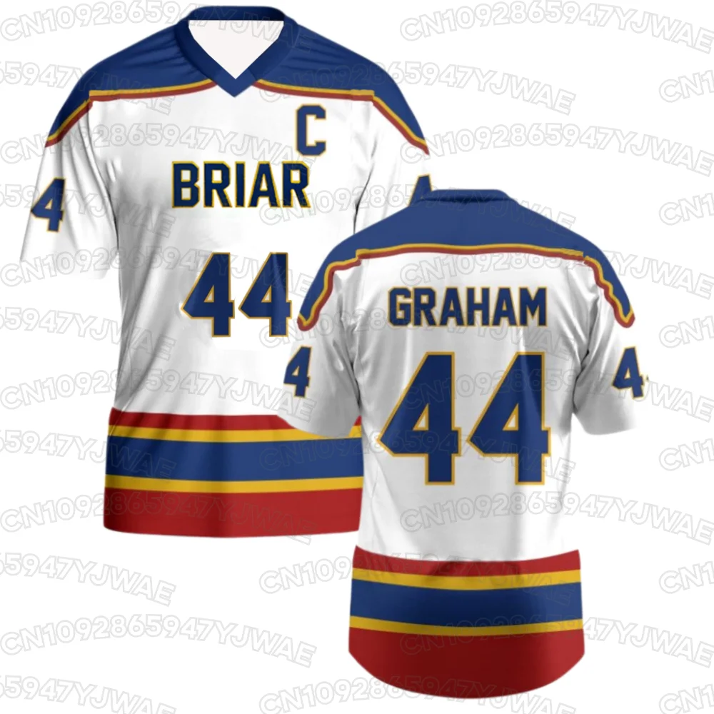 Summer Off Campus Briar University Jersey Graham 44 22 LOGAN DI LAURENTIS 66 V-neck Short Sleeve Kid T-shirt Tops