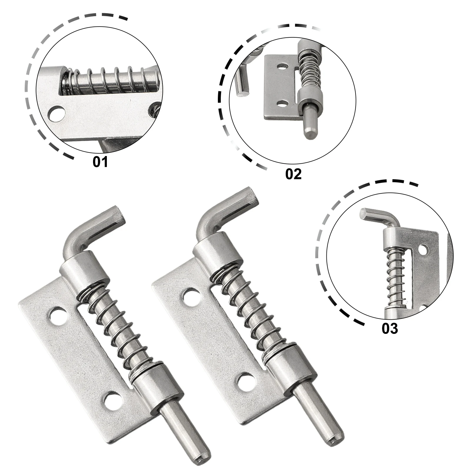 Close The Door Firmly Latch Pin Furniture Latches 304 Stainless Steel Door Cabinet Hinges Hardware Accessories