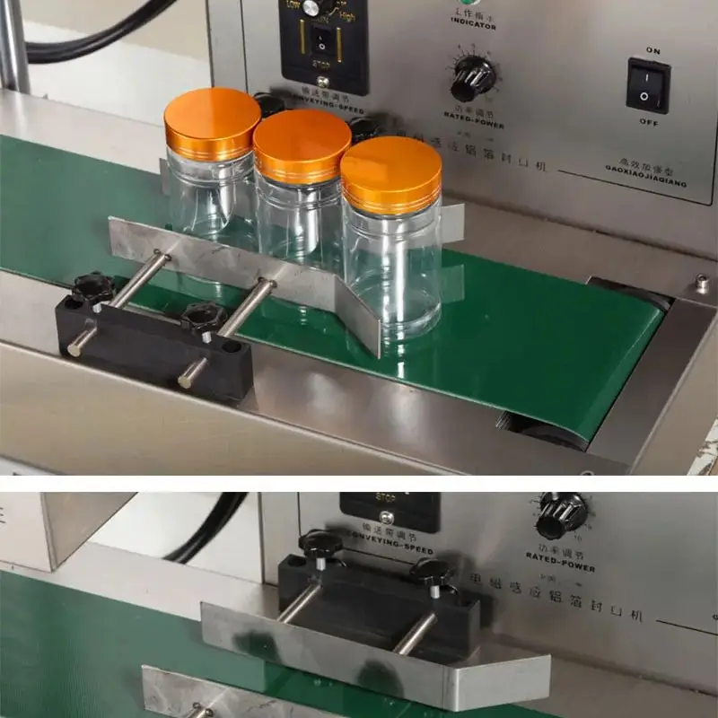

Automatic Continuous Sealer Electromagnetic Induction Sealing Machine Aluminum Foil Bottle Sealing Maker