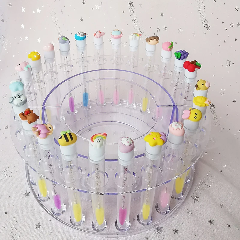 まつげブラシチューブディスプレイスタンド,まつげブラシ収納ホルダー,ピンセット,口紅,アクリルペン,美容メイクツール