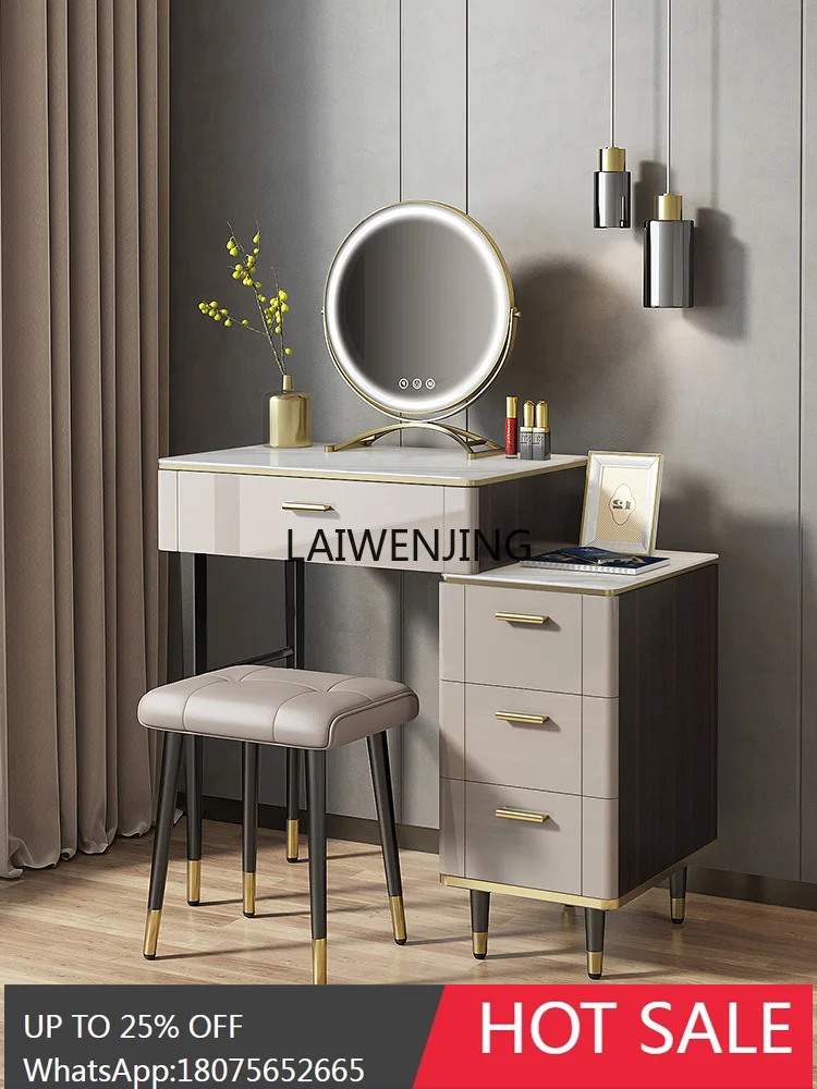 Slate dresser locker modern simple bedroom new light luxury high-end small makeup table