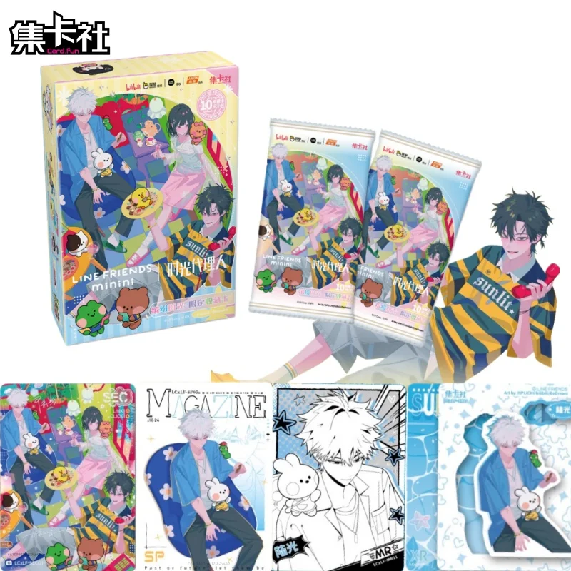 

Card.Fun Официальный новый агент времени X LINE FRIENDS Коллекционные карты для совместной работы — товары в стиле аниме и праздничные подарки