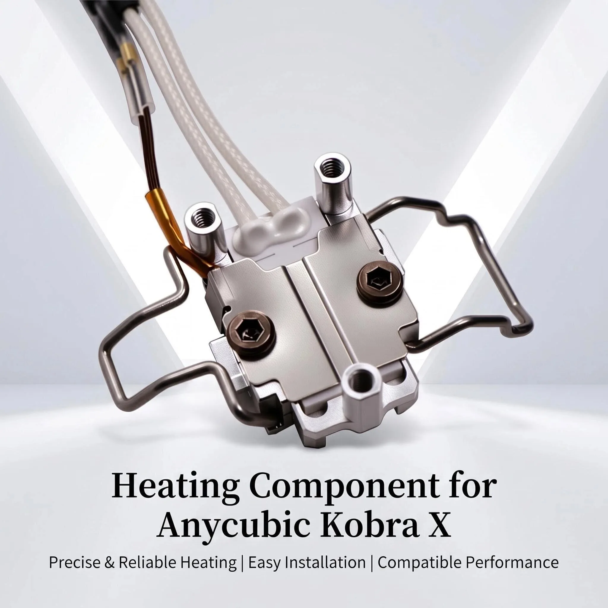 Anycubic Kobra X Heizbaugruppen-Kit mit Zirkonoxid-Isolierplatte, Hotend-Ersatzteile – Detail 4