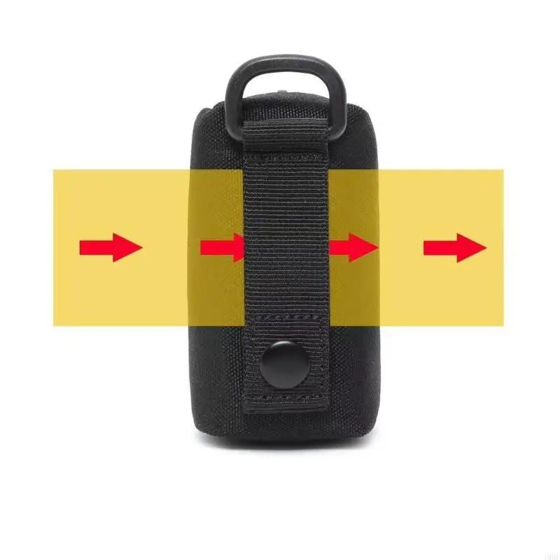 Functional Small Nylon Bag Highlighting Modular Fastener For Backpacks Belts JOME