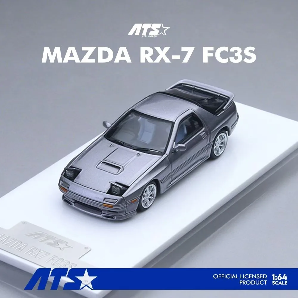ATS 1:64 مازدا RX-7 RX7 FC3S سبيكة سيارة Diecasts ولعبة المركبات نموذج سيارة مصغرة مقياس نموذج سيارات لعب للأطفال #2