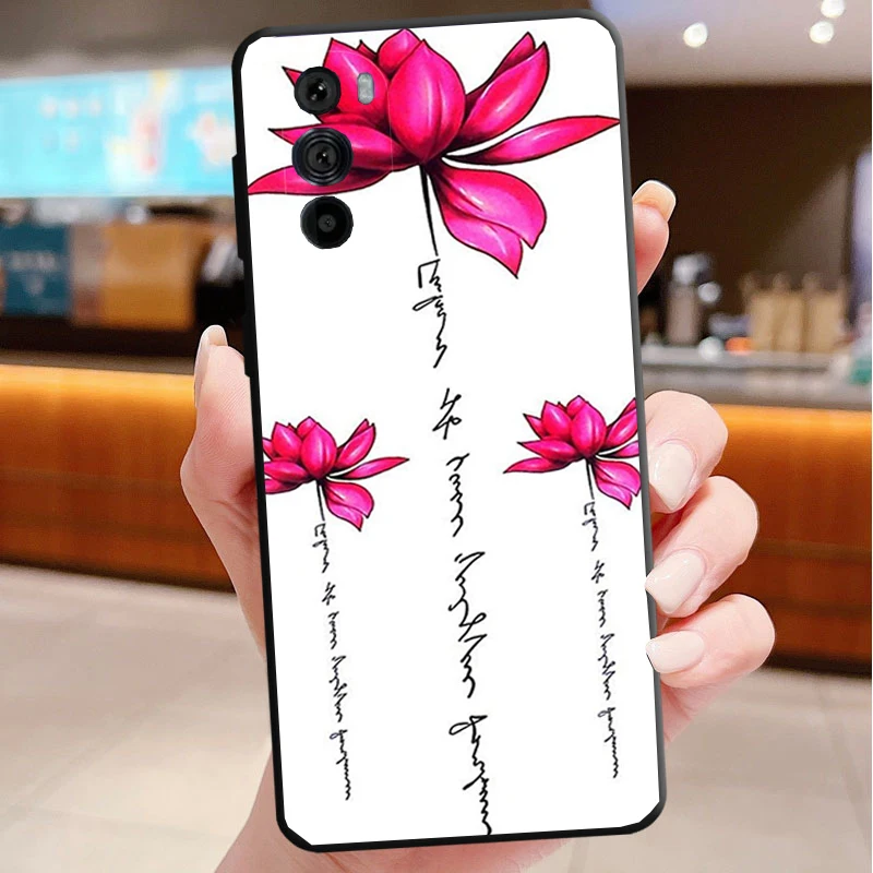 

Case For Motorola Edge 50 40 Pro 60 50 40 30 Ultra Neo Fusion Moto G85 G72 G53 G54 G84 G13 G32 flower Dandelion Lotus lavender