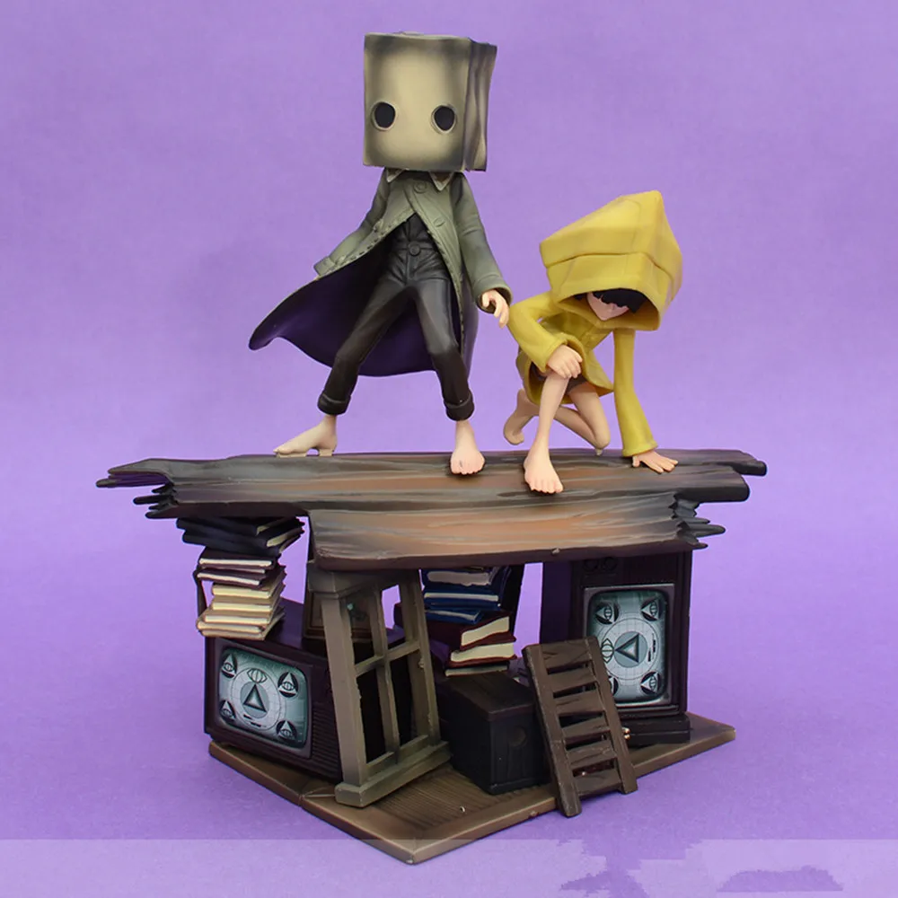 

21cm Little Nightmares Six & Mono PVC Figure Model Collectible Toys Doll Gift