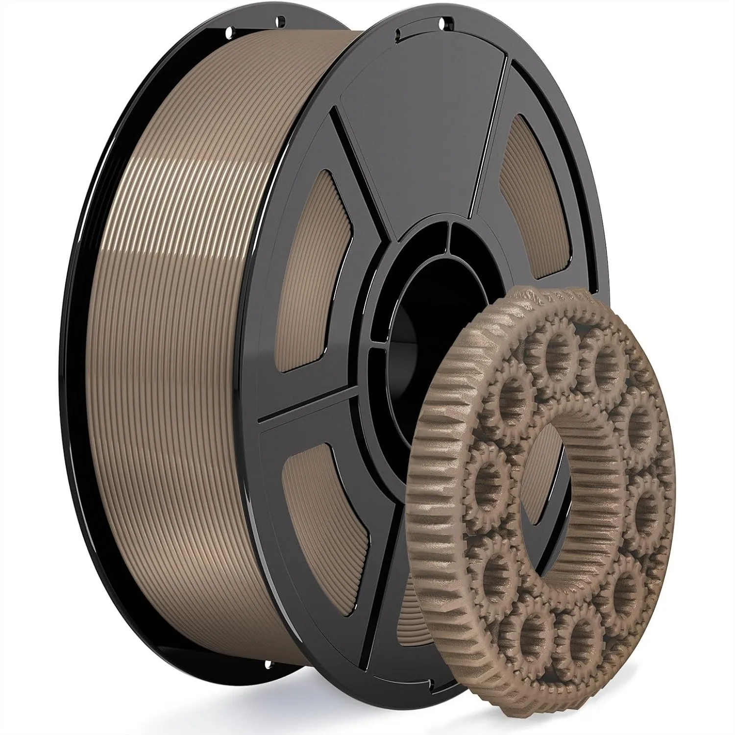 

Brown PETG Filament 1.75mm 30-300mm/s 3D Printer Filament 1KG High Precision Strong Toughness for FDM Printers