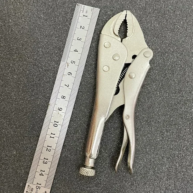 3pcs/lot 4 inch and 5 inch Locking pliers round nose Straight Jaw Welding Tool Straight Jaw Lock Mole Plier Vice Grips Pliers