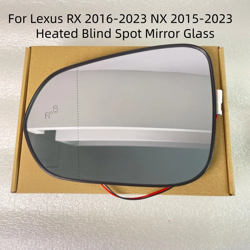 For Lexus RX 2016-2025 NX 2014-2025 Rearview Left Right Replace BSM Heated Blind Spot Monitoring Auto Side Mirror Glass