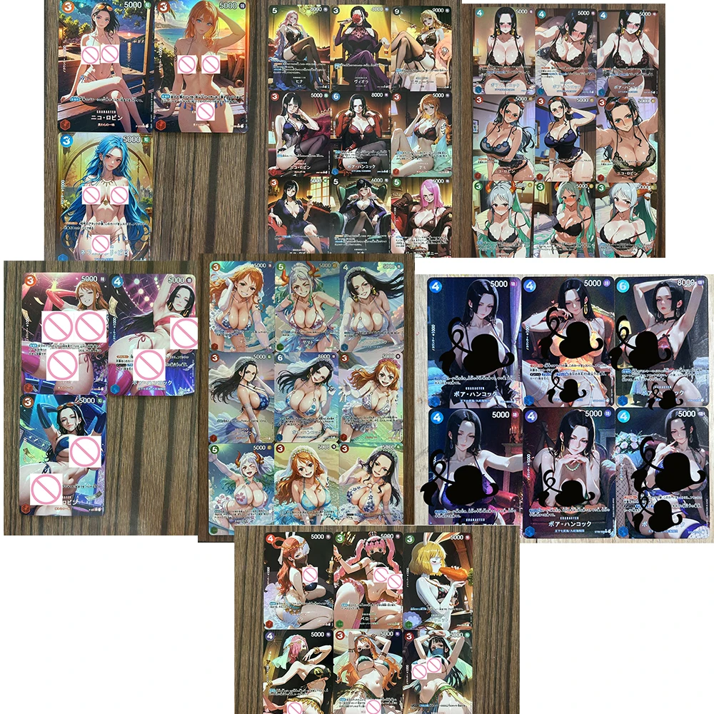 อะนิเมะการ์ด ONE PIECE Nami Nico Robin ความงาม Loli Bronzing เนื้อเกมของเล่นคอลเลกชันการ์ดวันเกิดคริสต์มาสของขวัญ