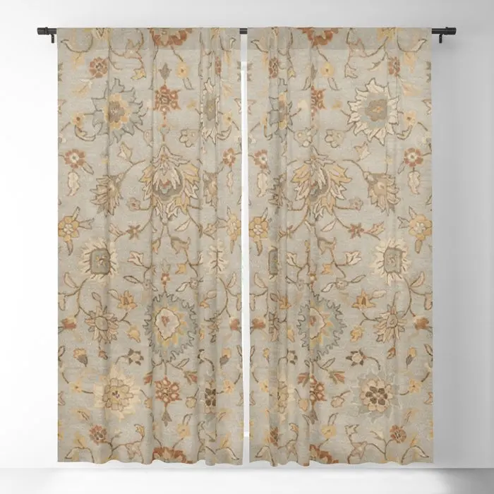 

Antique Persian Flowers Blackout Curtains 3D Print Window Curtains for Bedroom Living Room Decor Window Treatments