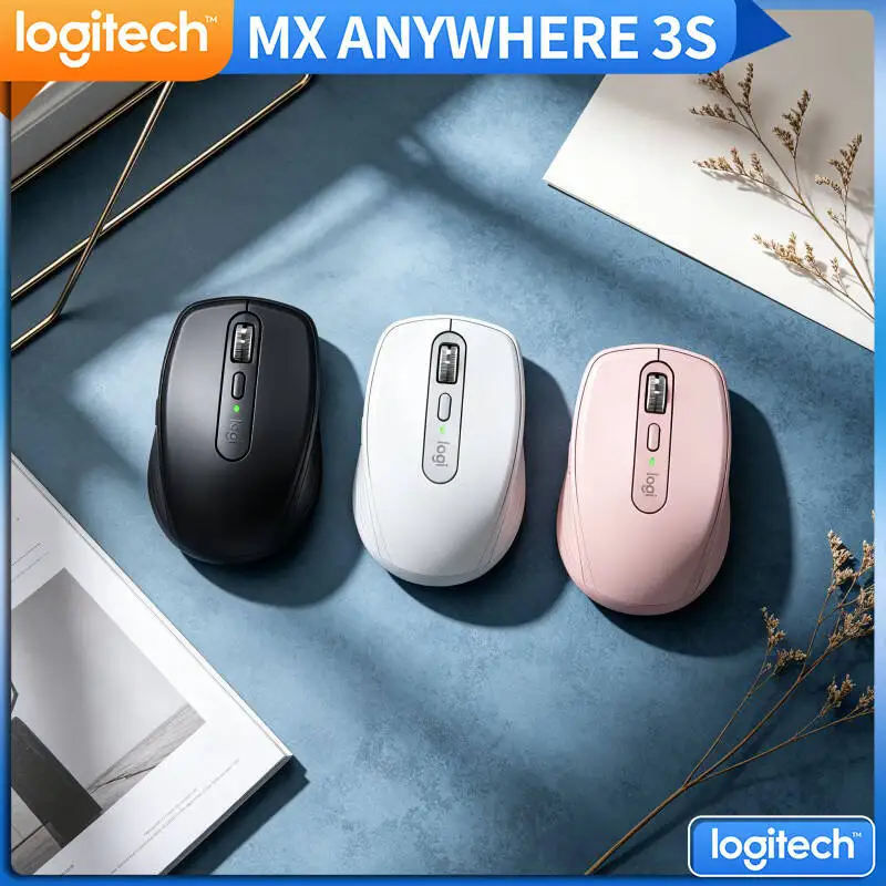 

Portable MX Anywhere 3S - 8000 DPI, Silent Click Buttons, Compact Shape, Perfect for Flower Market Weekend Showcase Booth