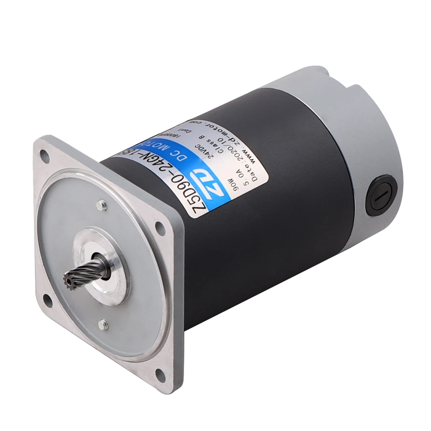 ZD Motor 90W 90mm 12V 24V 90V Road Sweeping Machine Gear Motor DC Motor Z5D90-24GN-18S