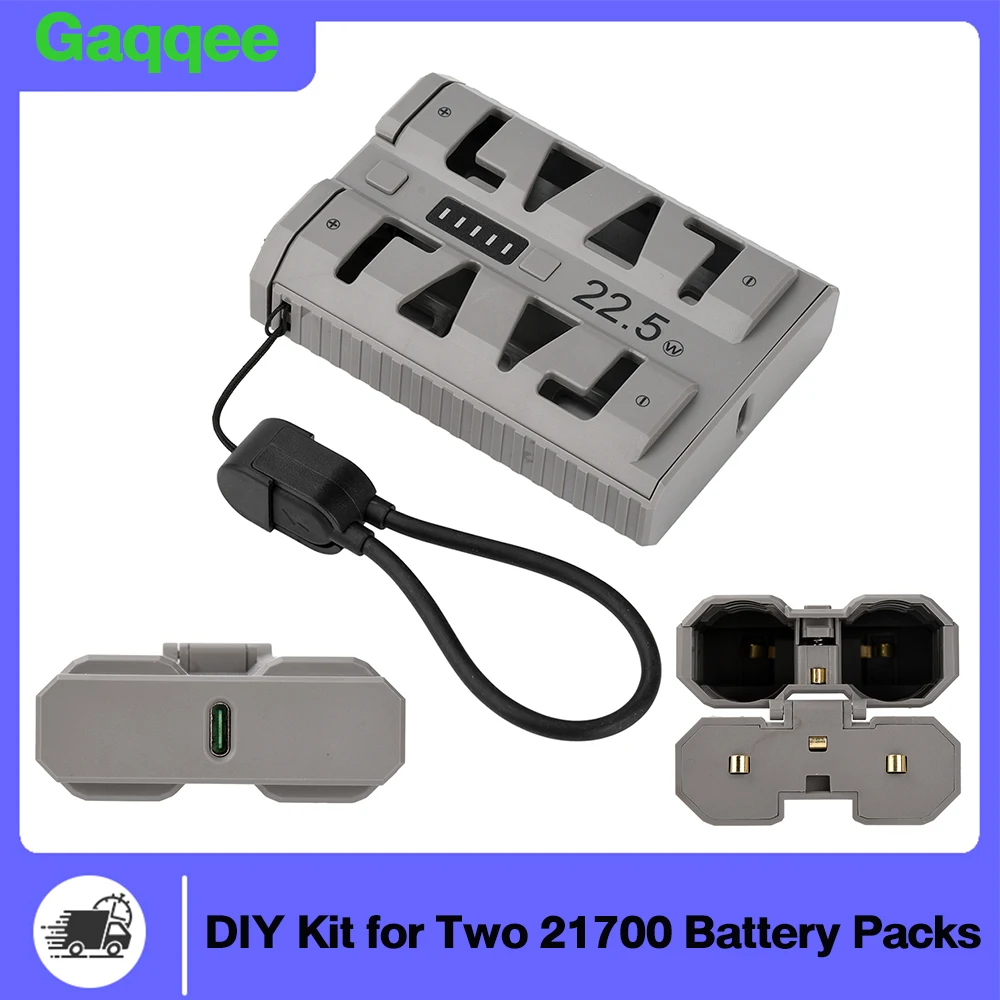 2X 21700 Battery Ca…