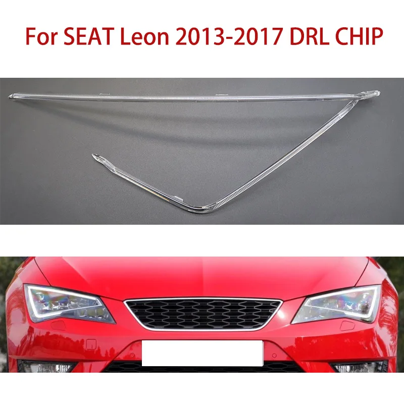 ヘッドライトデイタイムランニングライトエンジェルアイ白色導光路セアトレオン LED 車のヘッドライト DRL 2013-2017 電線管ストリップ