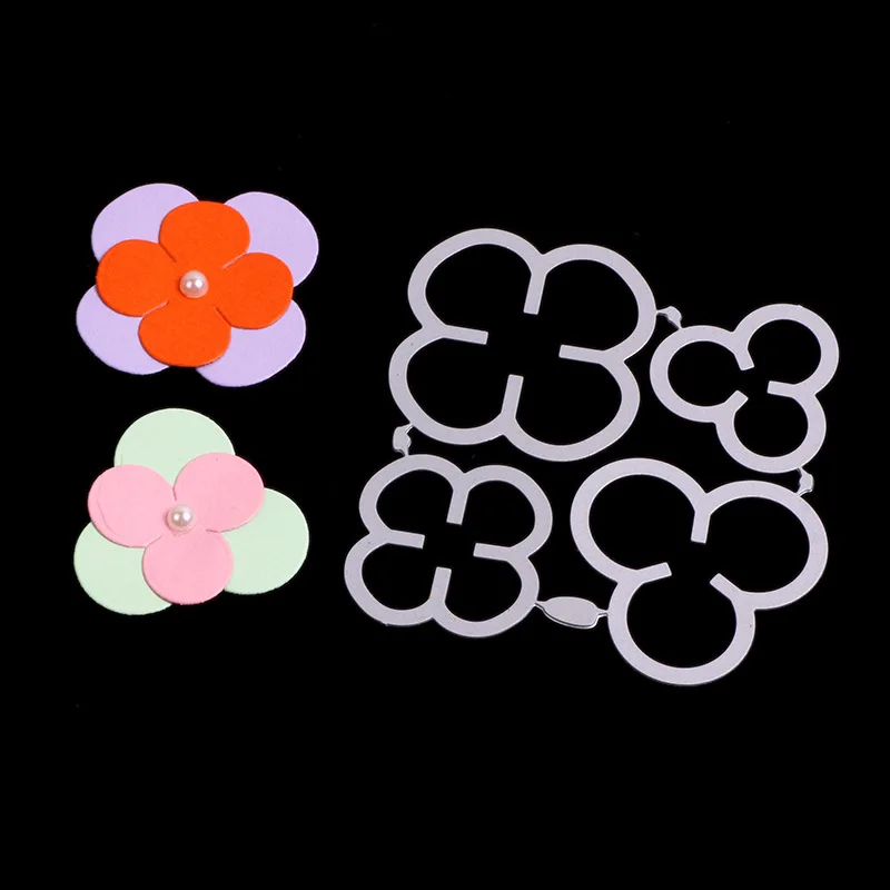 The Flower Cutting Dies for DIY 3D Scrapbooking Greeting Cards Gifts Party Crafts Metal Embossing Cutting Dies 2024 New Arrivals