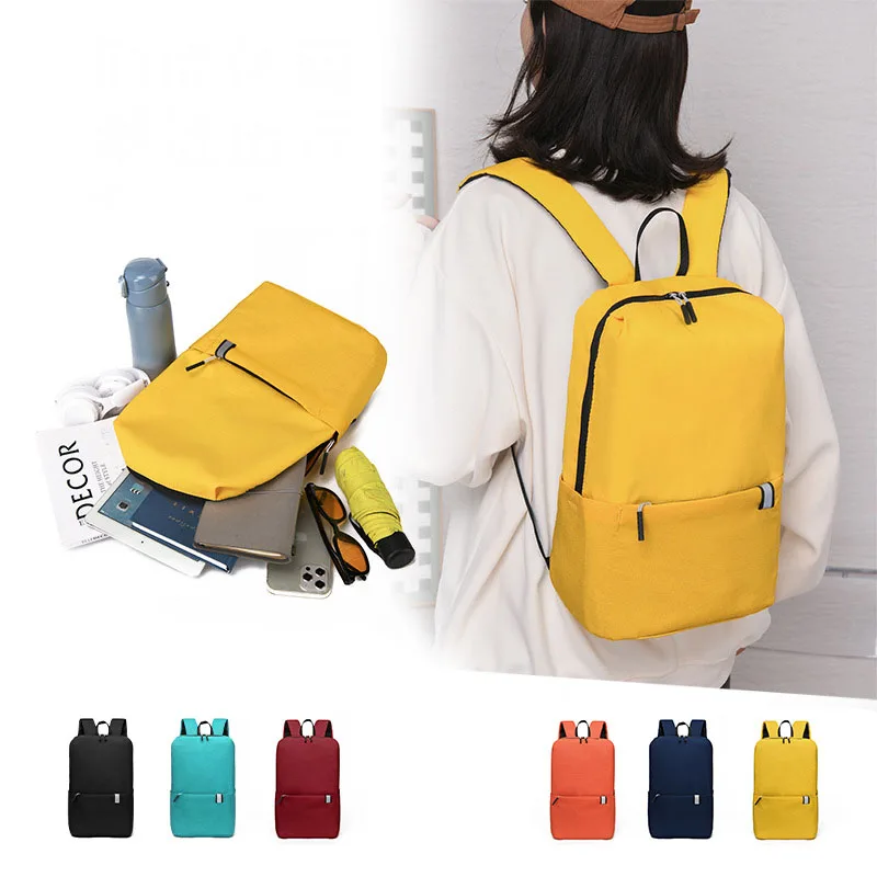 

Colorful Small Backpack MEN'S WOMEN'S Shoulder Bags Outdoor Waterproof Ultra-lightweight Student Portable hiking Sports bags