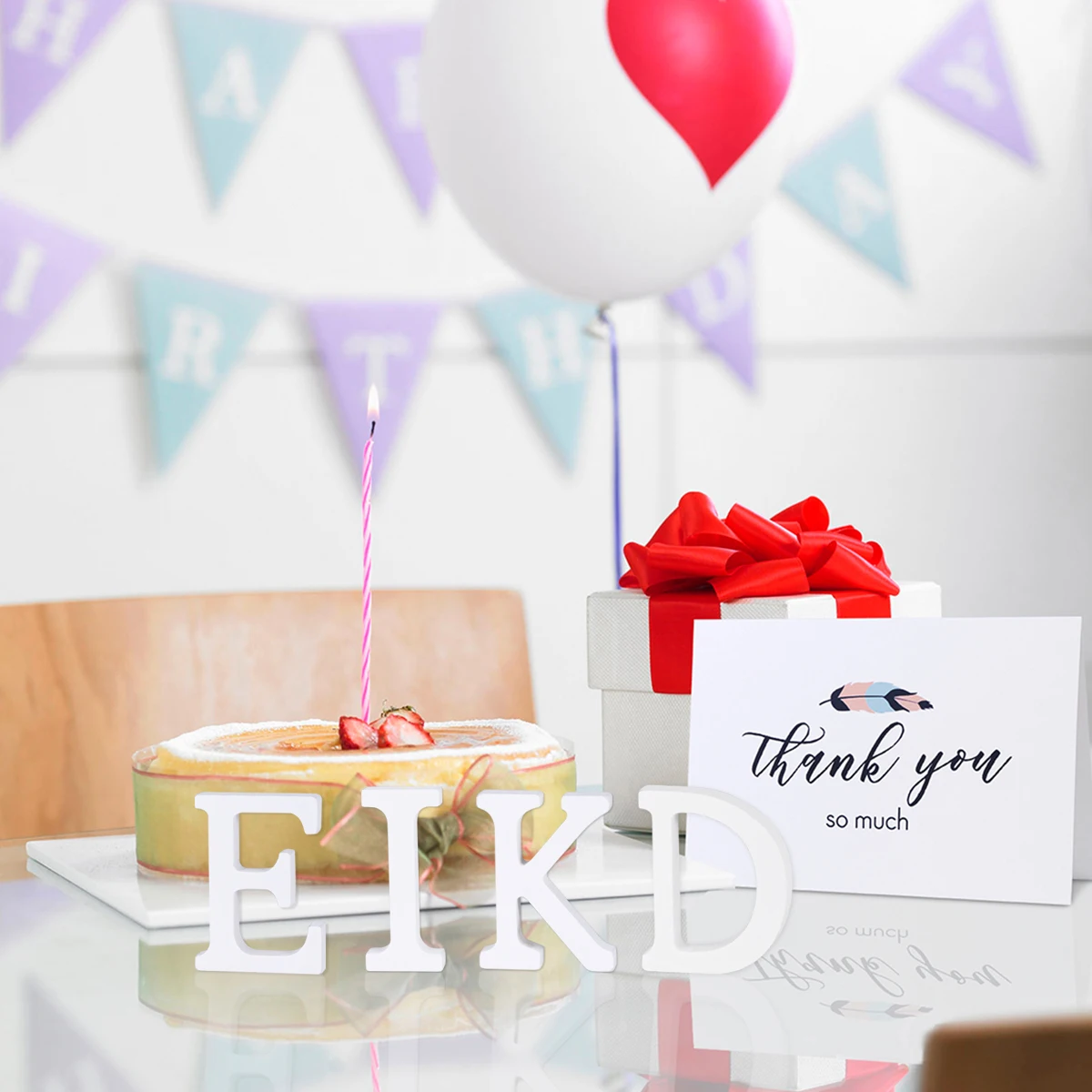 

Wood Letter D Decor White Natural Wood Material 8cm Wedding Birthday Party Home Decoration Photography Props Alphabet D