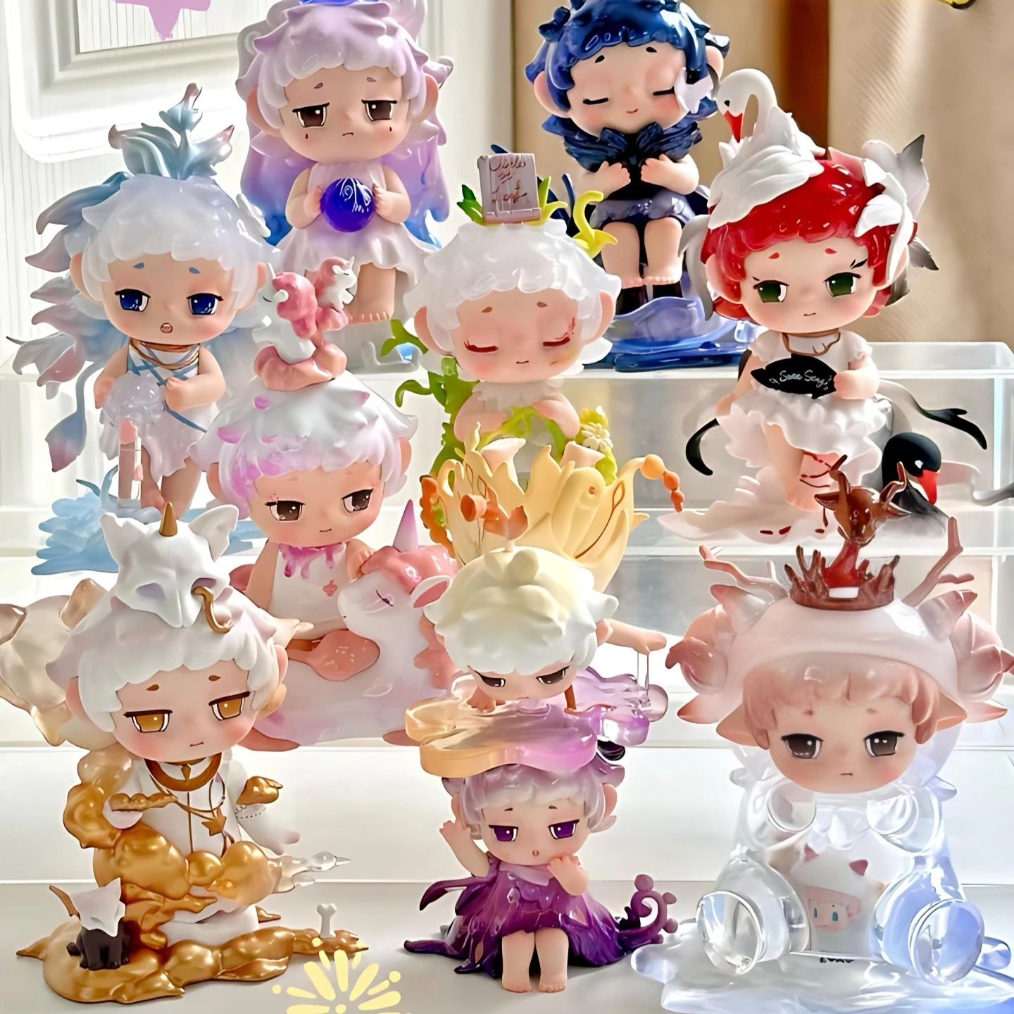 

New Heyone LET IN FAYA Series Blind Box Cute Action Figure Mystery Box Cute Doll Bag Doll Surprise Bag Ornaments Gifts Toys