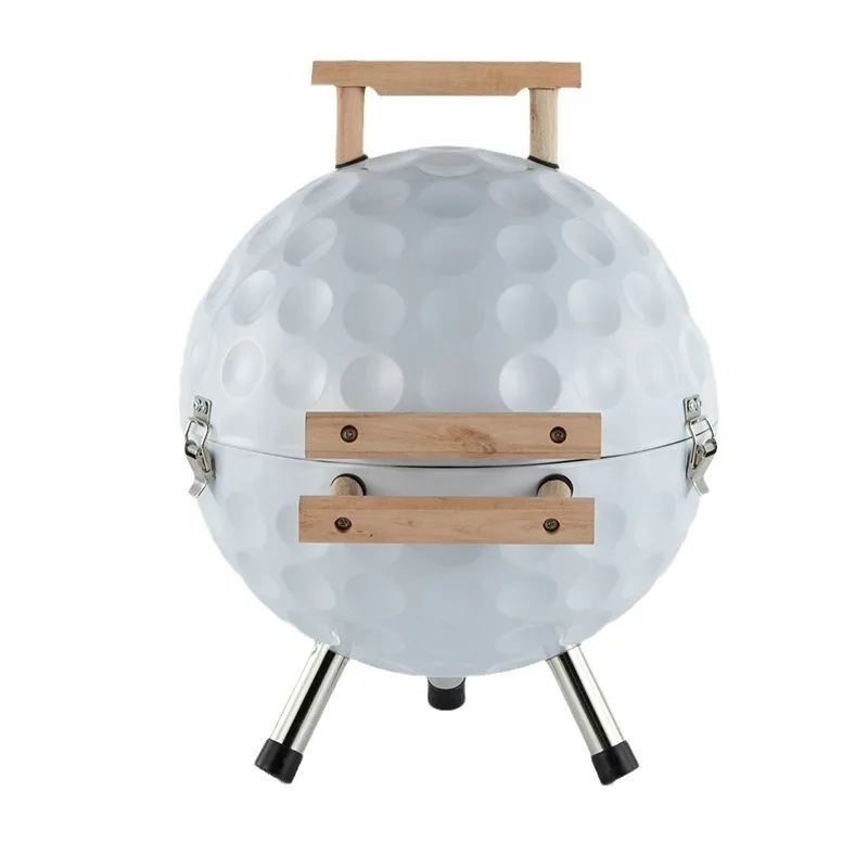 

14 inch portable golf stove BBQ grill Charcoal grill outdoor camping barbecue grill