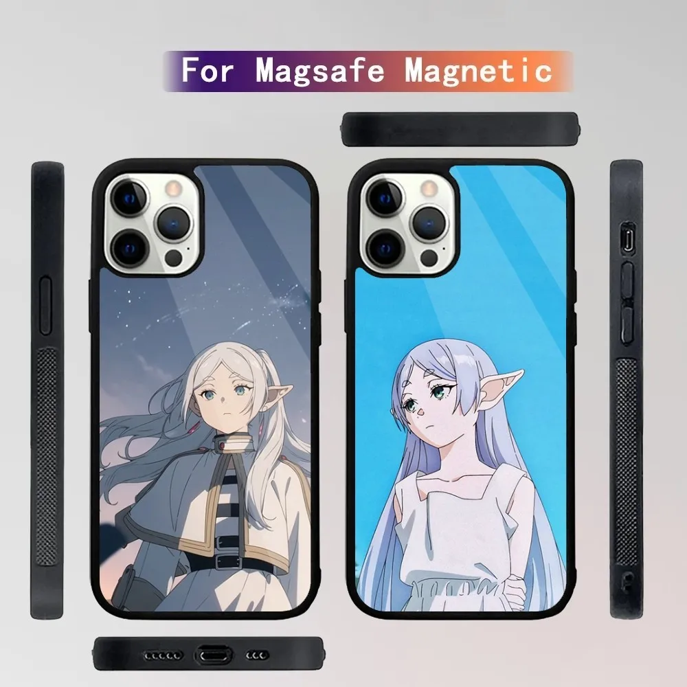 Anime F-Frieren Beyond Journeys End Phone Case For iPhone 16,15,14,13,12,11,Plus,Pro,Max Mini Magsafe Magnetic Wireless Charging