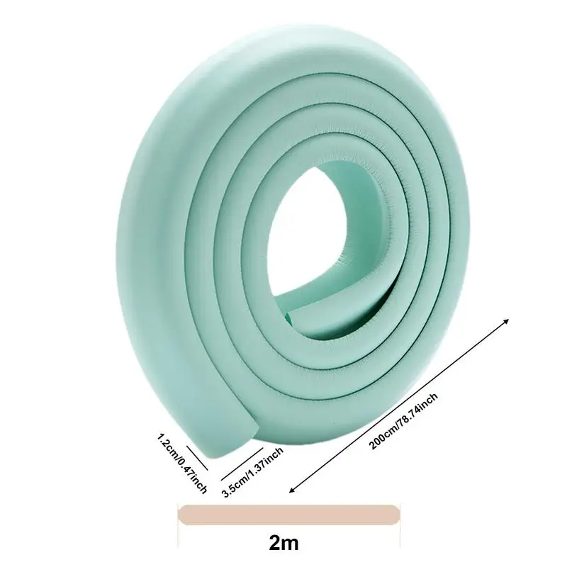 모서리 보호대 스트립 어린이 안전 코너 가드, 테이블 범퍼 가드, 캐비닛 테이블용 부드러운 보호 쿠션, 6.5 피트 길이