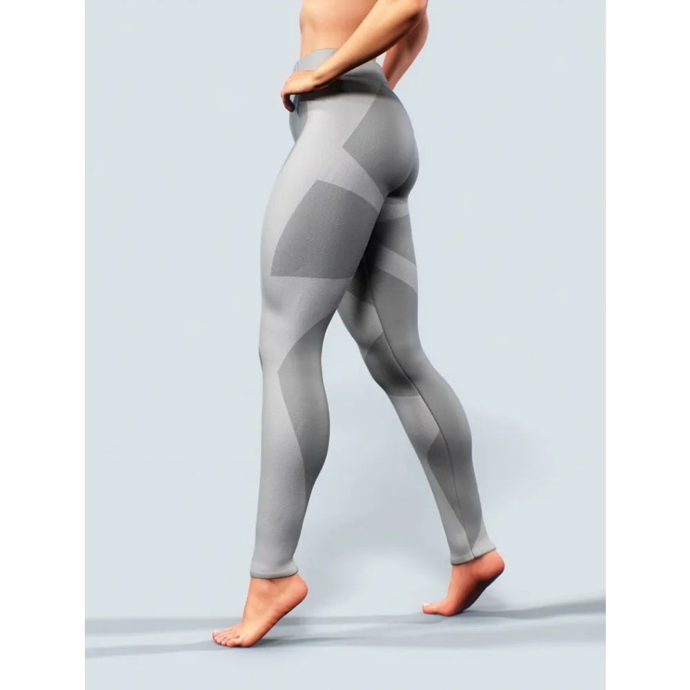 Leggings de escultura corporal de virilha aberta cinza mulheres activewear moldar calças de yoga vestuário de fitness calças de treino atlético pano de ginástica