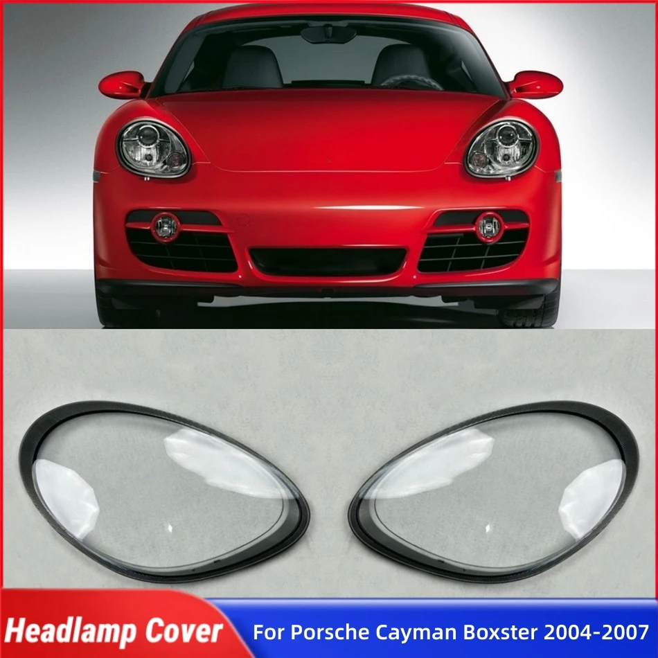 

Для Porsche Cayman Boxster 987 2004 2005 2006 2007, автомобильные детали и аксессуары, корпус передней фары, стеклянный корпус лампы