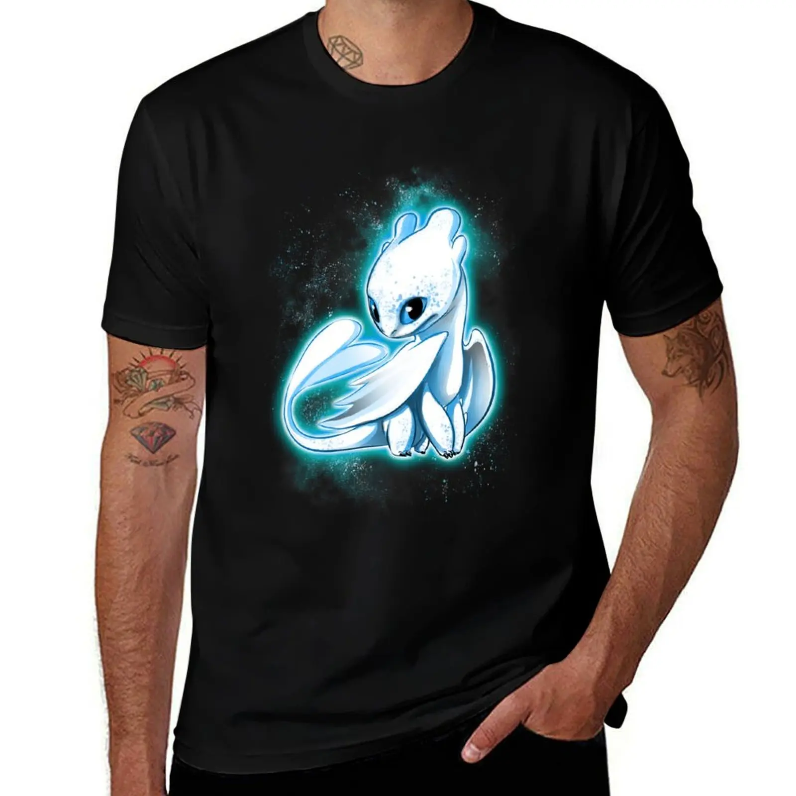 

Light Dragon T-Shirt t shirts for man pack white graphic t shirts for man t shirt man luxury T-Shirt