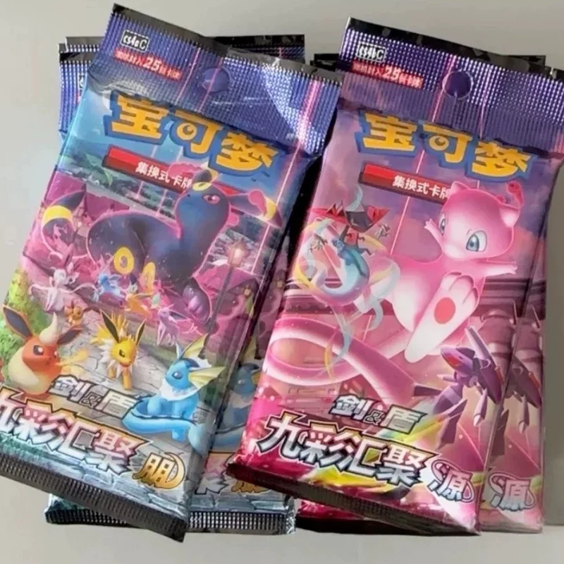 

Hot Pokemon Anime Game Elf Card Luxury Pet Card Vmax Gx Mega Evolutions Sword Shield Booster Booster Battle Collection Card Toy