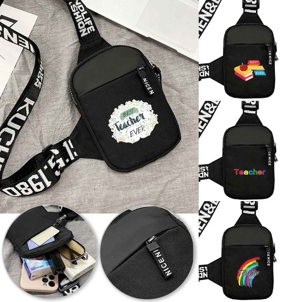 

Новинка 2025 года, нагрудная сумка, модные многофункциональные спортивные сумки через плечо для фитнеса, йоги, путешествий, пешего туризма, нагрудная сумка, серия учителей