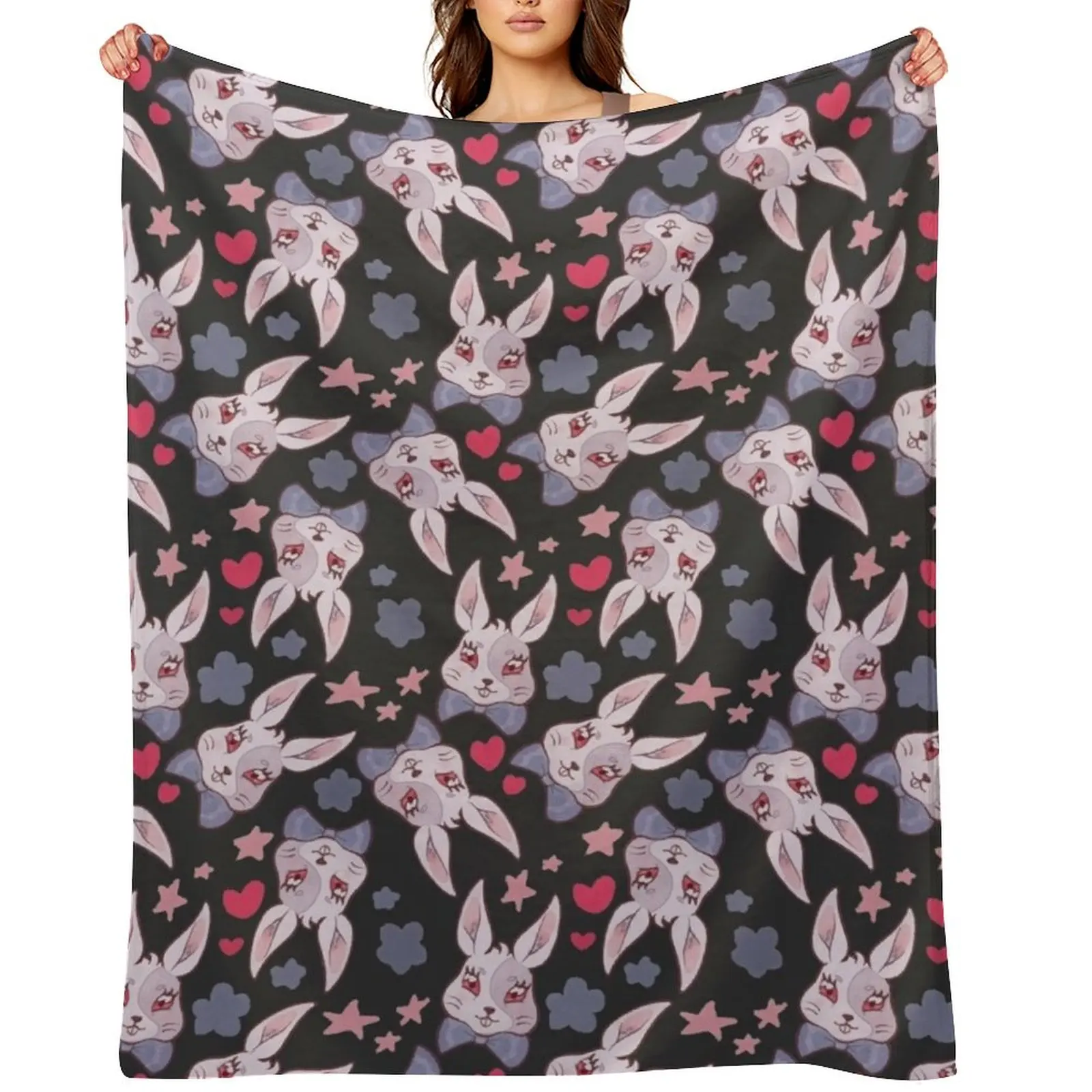 

Vanny Pattern Throw Blanket Hairys Thermal Softest Tourist Blankets