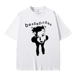 Sänger Beaba doobee Grafik druck T-Shirt Männer Frauen Mode Baumwolle übergroße T-Shirt Unisex lässig y2k Stil Kurzarm T-Shirts