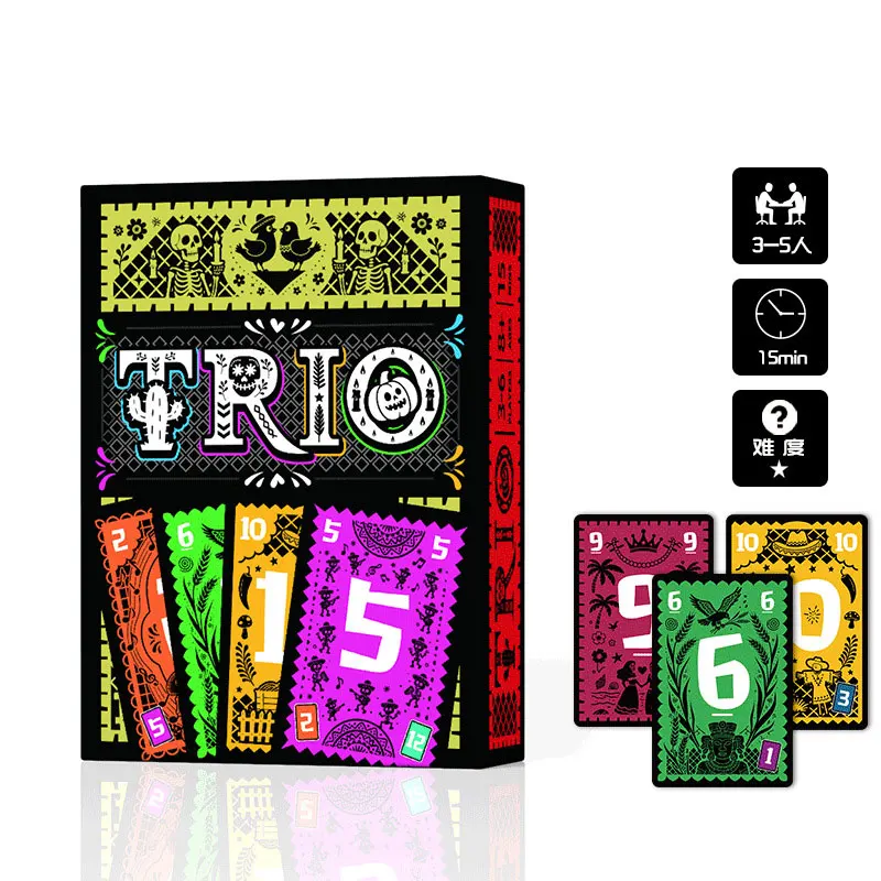 

TRIO Hottest New Family Card Gameon the Recommendation List 2024 Game of the Year 3-6 PlayersFamily Gathering Toys Kid's Gifts