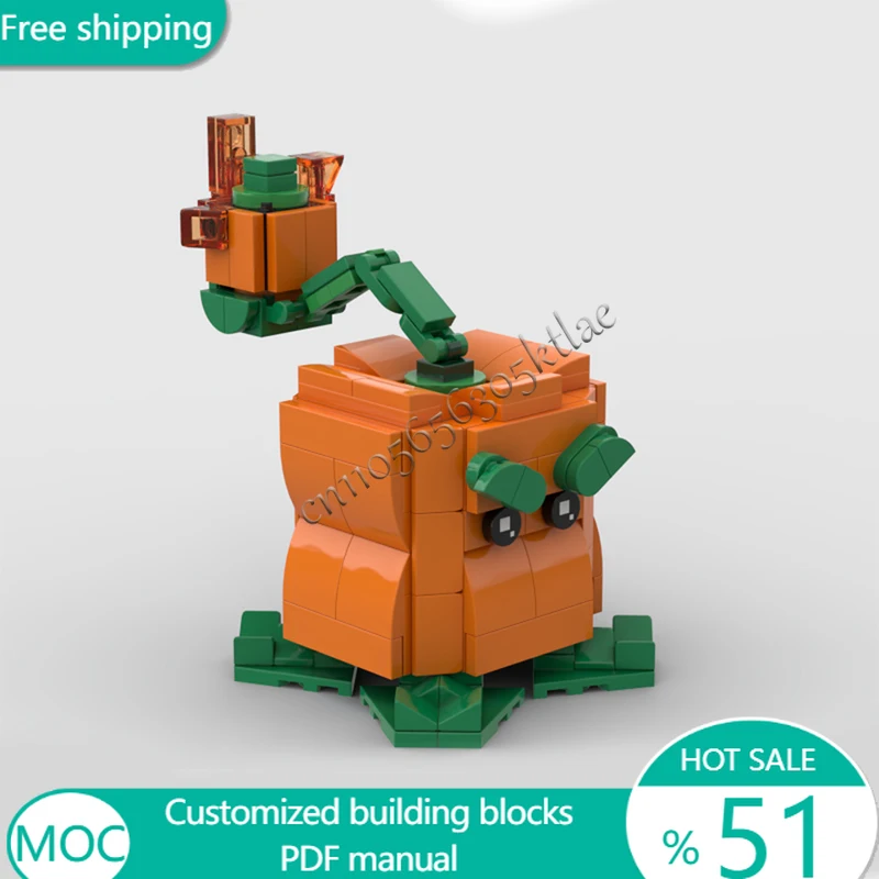190 PCS Trees Pepper-pult MOC Customize Modular Building Block Creative Design Technology Popular Kids DIY Toy Birthday Gift