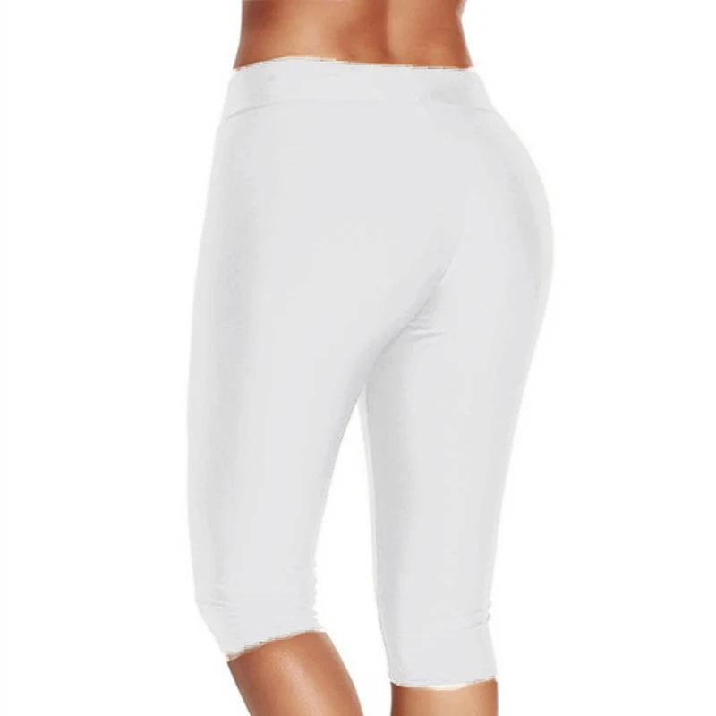 Leggings Push-Up traspiranti pantaloni al polpaccio da donna Capris sport estivi anti-vibrazione allenamento sottile esecuzione Leggings Fitness Leggings