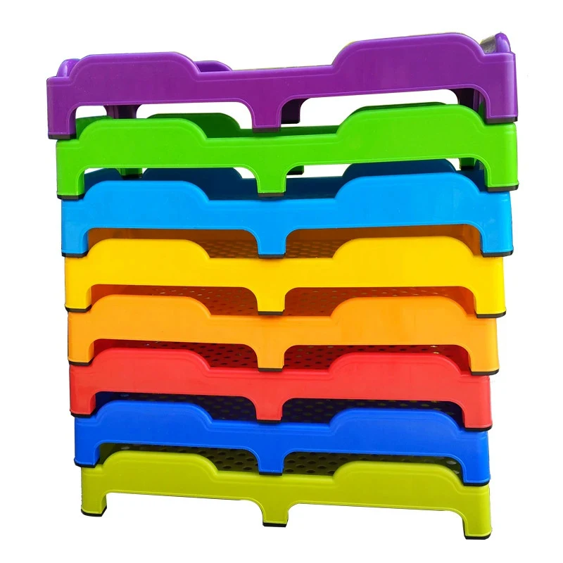 Children's Nap Bed Made Of Plastic Kids Furniture For Kindergarten Preschool And Daycare