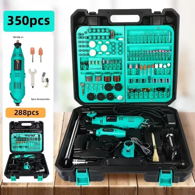 DIY Wiertarka ręczna Elektronarzędzie Mini szlifierka Wiertarka elektryczna Polerka Mini narzędzie obrotowe z akcesoriami Dremel