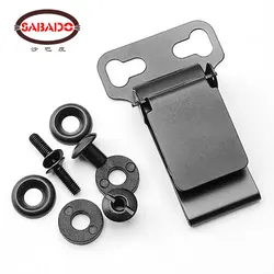 Tactical Kydex Holster Belt Clip Ulti DIY Made Self Holder Knives Accessories K Sheath Waist Back System With Screws Tooling