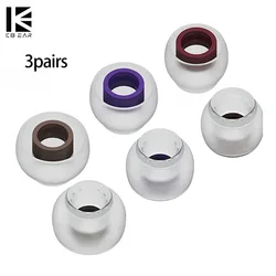 TRI Clarion Silicone Earphone Eartips 3 Pairs for S/M/L Size Headphone Accessory Wired Headset Earbuds KBEAR HBB KAI I3 Pro IEMS