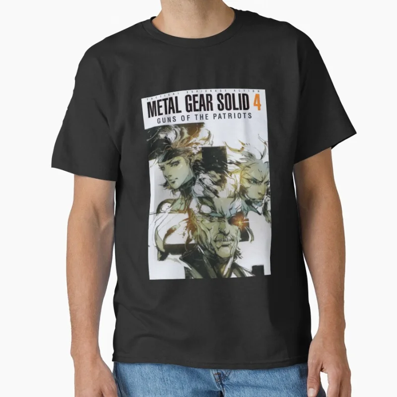 

Metal Gear Solid Kojima production MGS 1103 Video game Gift T shirt for man Large size Tops Graphic Print Clothes