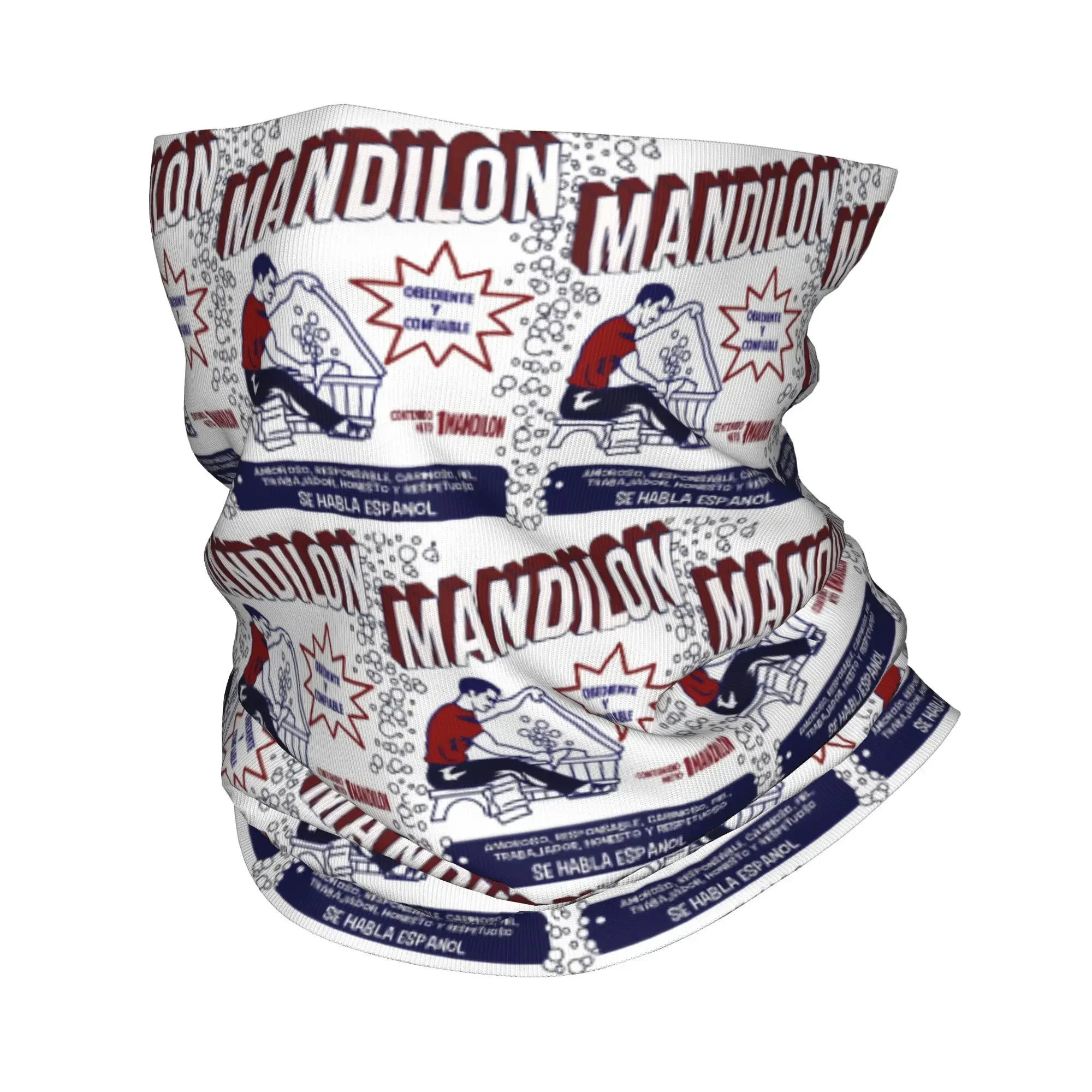 El Mandilon Funny Mexican Dad Bandana Neck Gaiter Printed Face Scarf Multifunction Face Mask Cycling Men Women Adult Washable
